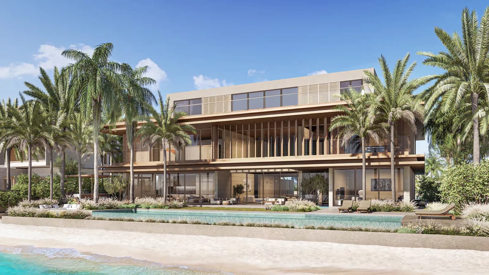 Coral Collection villa on the outer edge of a Palm Jebel Ali frond